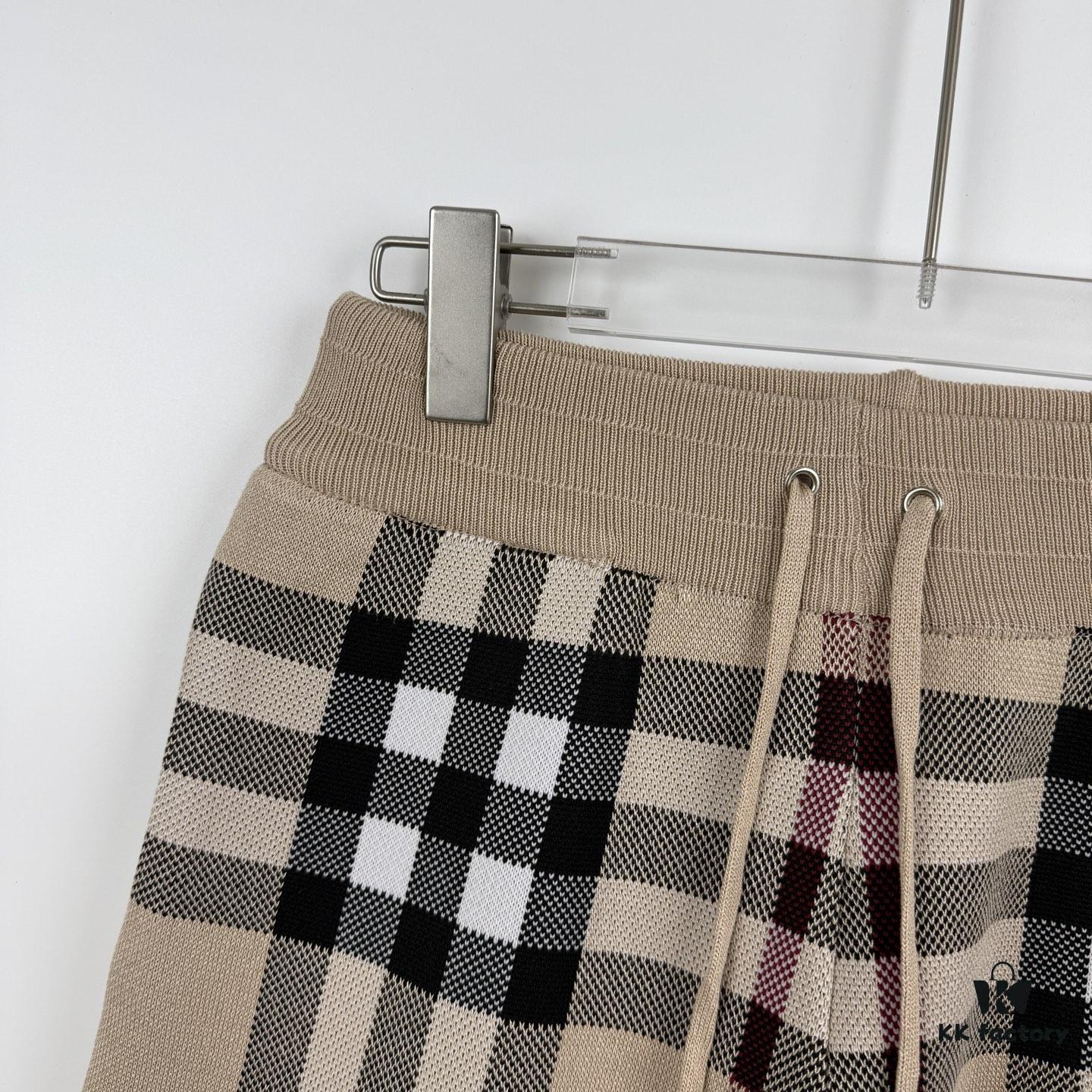 69314867908475d562cd9daa New BURBERRY Burberry Classic Plaid Knitted Shorts Unisex