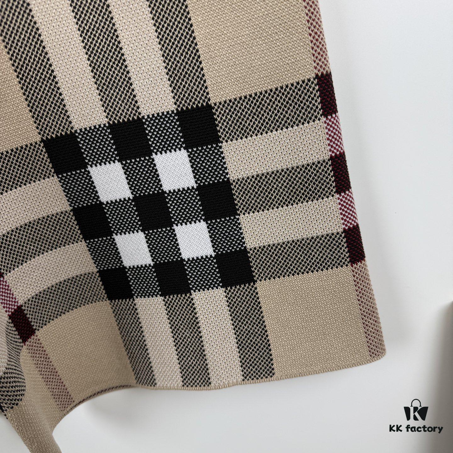 6931487d908475d562cd9db1 New BURBERRY Burberry Classic Plaid Knitted Shorts Unisex
