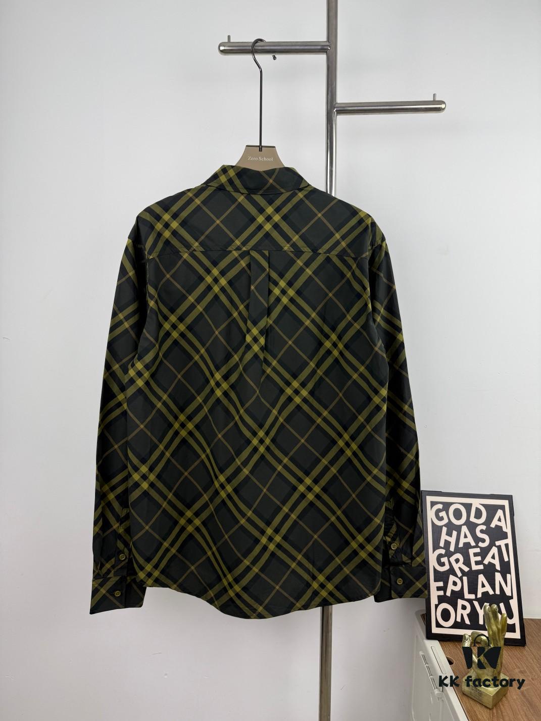 69314901908475d562cd9dd1 New BBR Burberry 24SS Autumn-Winter Checkered Precision-Aligned Shirt, Official Website 1:1 Original Quality