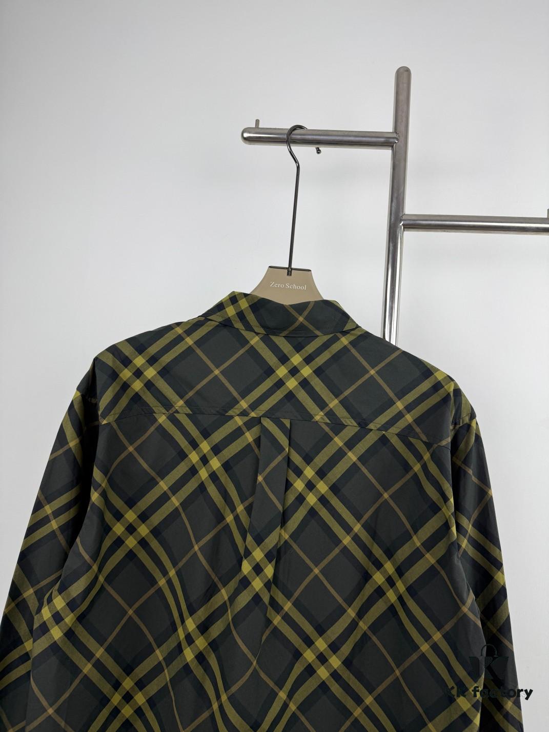 69314907908475d562cd9dd4 New BBR Burberry 24SS Autumn-Winter Checkered Precision-Aligned Shirt, Official Website 1:1 Original Quality