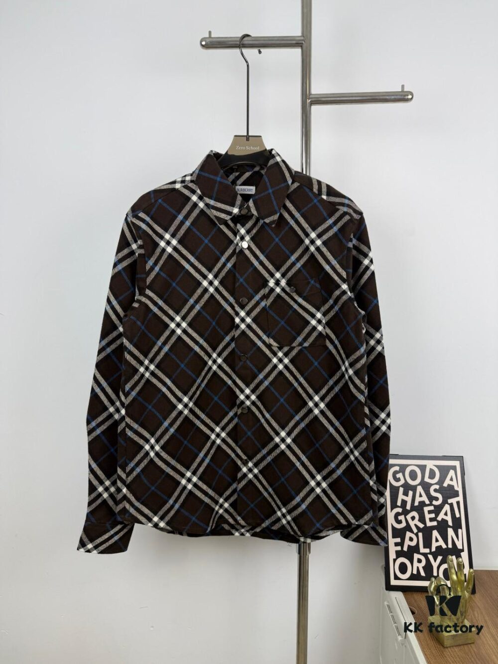 6931497c908475d562cd9df2 Burberry 2024 Fall/Winter Plaid Flannel Shirt Jacket