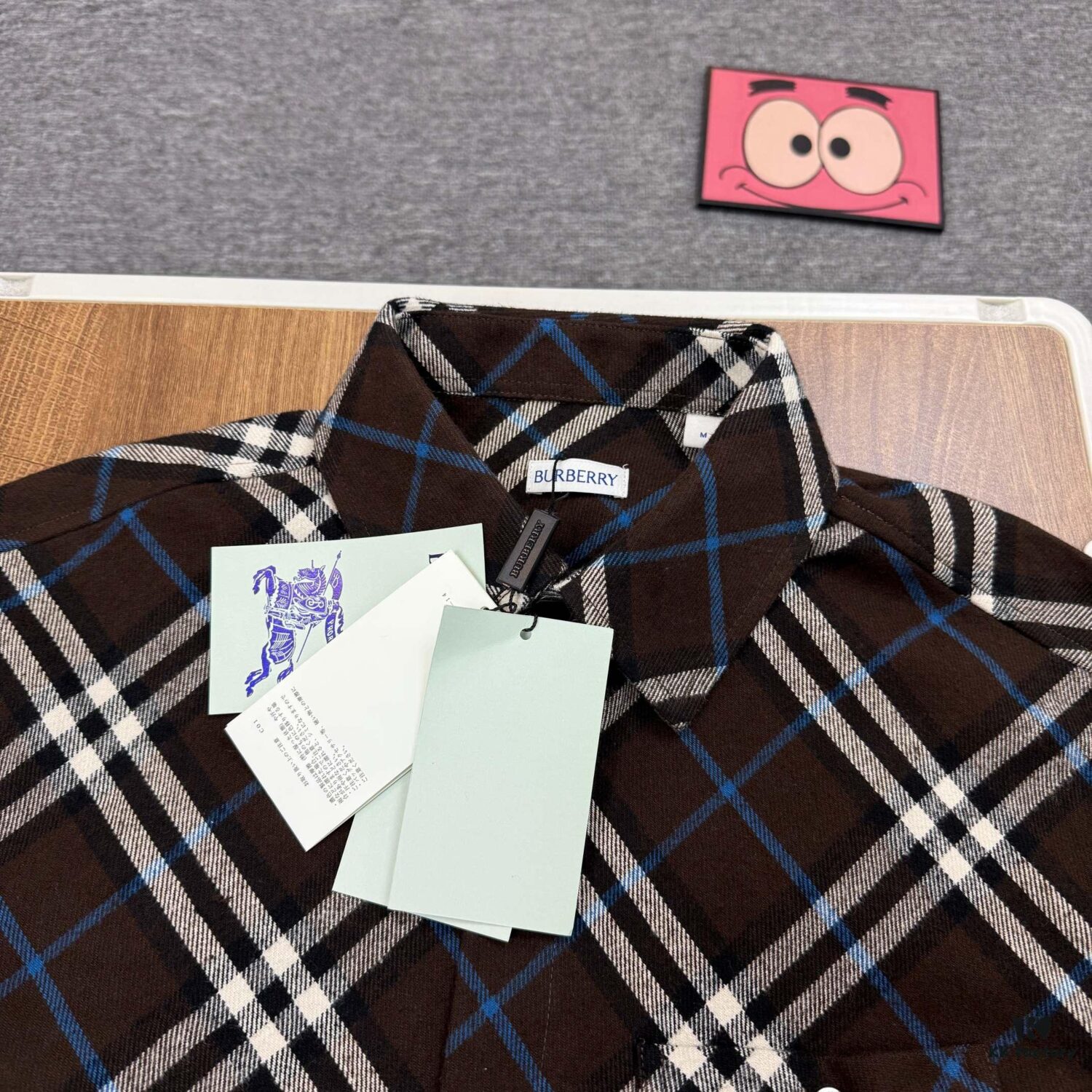 69314993908475d562cd9df9 Burberry 2024 Fall/Winter Plaid Flannel Shirt Jacket