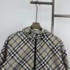 New Burberry Plaid Knight Horse Double-Sided Lightweight Hooded Jacket