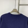 New BURBERRY Classic Blue Equestrian Knight Jacquard Crew-Neck Knit Sweater for Couples - Premium Original Single Version