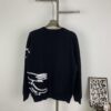69314a61908475d562cd9e37 New BURBERRY BBR 24SS Limited Edition Equestrian Knight Black Horse Jacquard Knitwear Unisex Crew Neck Sweater