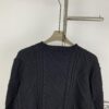 69314a97908475d562cd9e45 New Burberry 2024 Fall/Winter Black Patchwork Sweater Unisex Classic Plaid Design Hand-Cut Distressed Detail High-Density Knitwear