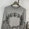 69314ae9908475d562cd9e54 New BURBERRY Classic Horse and Wheat Jacquard Crew Neck Sweater