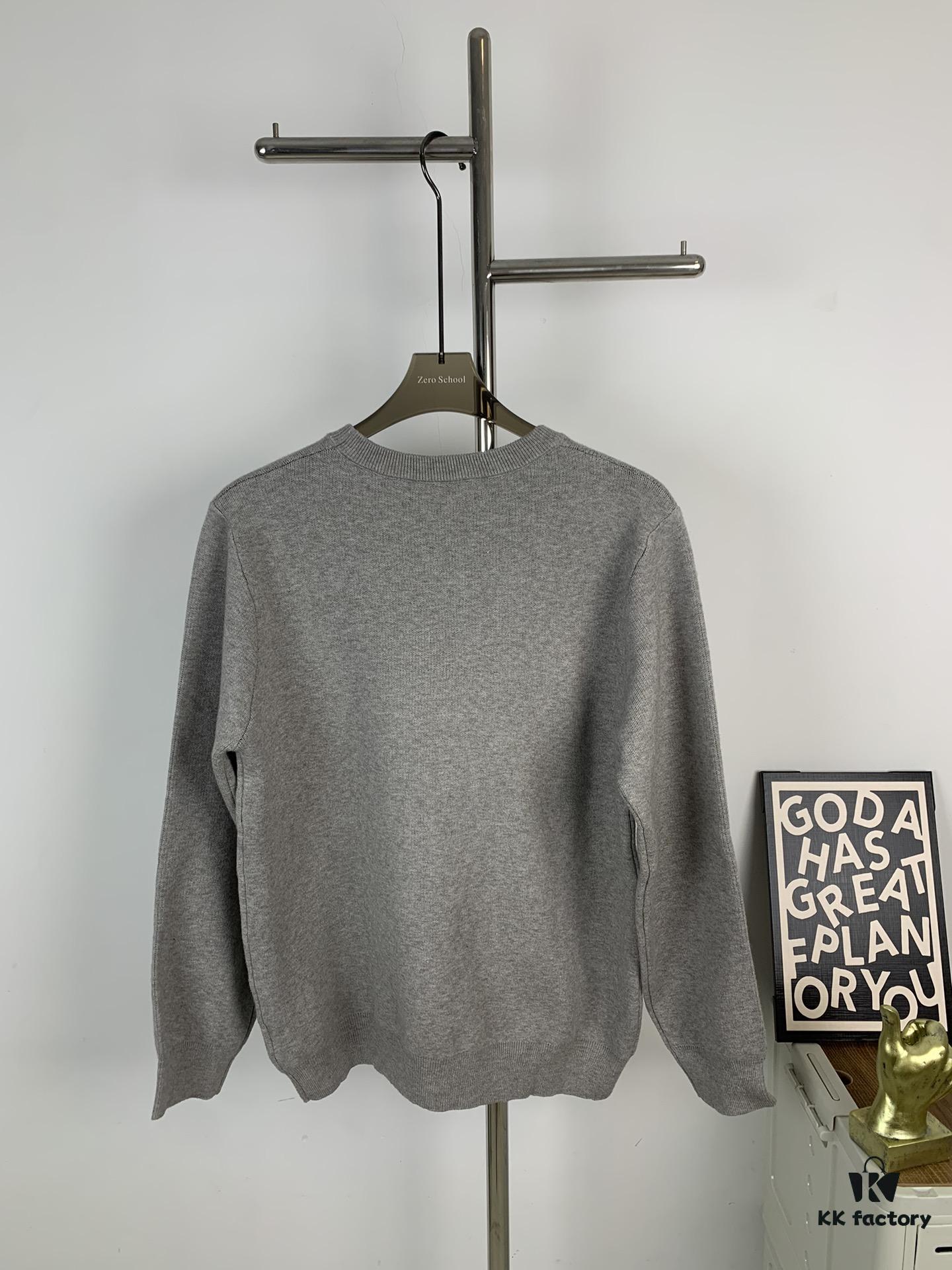 69314af3908475d562cd9e57 New BURBERRY Classic Horse and Wheat Jacquard Crew Neck Sweater