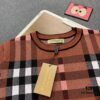 69314b3c908475d562cd9e68 New Burberry 2024 Classic Striped Plaid Double Jacquard Crew Neck Knit Sweater