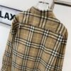 69314c06908475d562cd9e8f New BURBERRY/Barbouri Classic Yellow Tartan Stripe Long Sleeve Shirt, Iconic BBR Brand Checkered Pattern Shirt