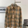69314c1e908475d562cd9e98 New Burberry Classic Stripe Long-Sleeve Shirt, Iconic BBR Brand Checkered Pattern Shirt, Best-Selling Counter Style