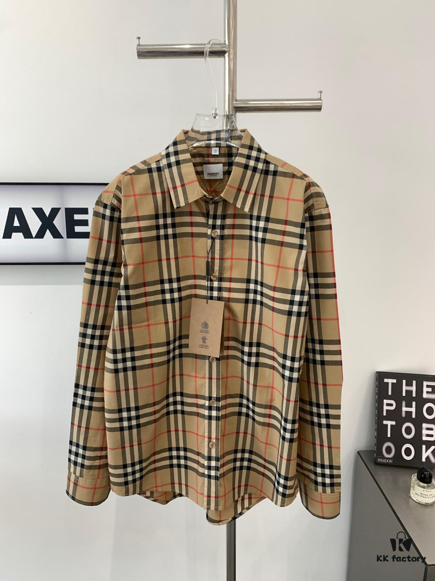 69314c1e908475d562cd9e98 New Burberry Classic Stripe Long-Sleeve Shirt, Iconic BBR Brand Checkered Pattern Shirt, Best-Selling Counter Style