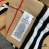 69314c4f908475d562cd9ea6 New BURBERRY 2023 Summer Linen Stripe Knitted Short Sleeve T-Shirt