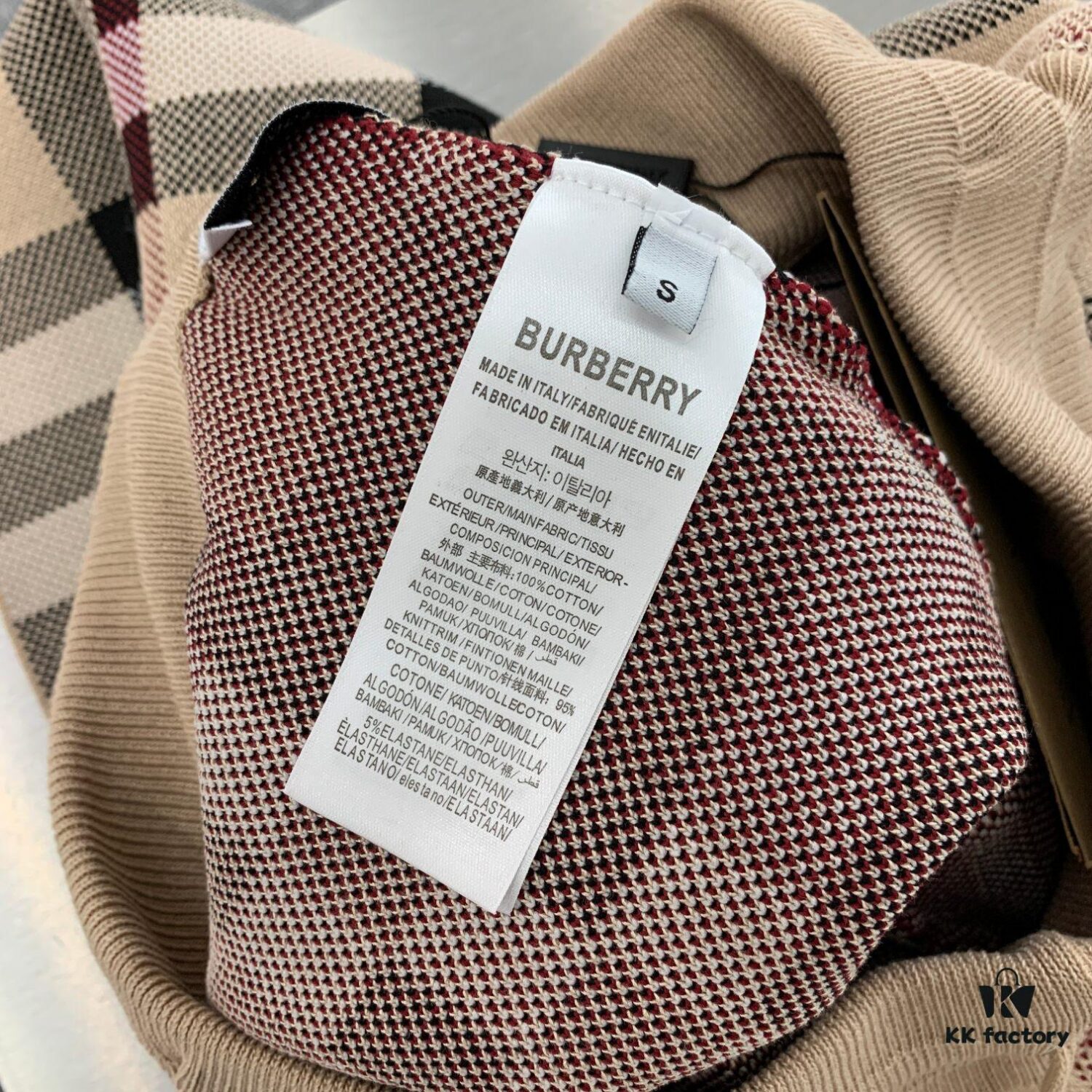 69314cd6908475d562cd9ec1 New BURBERRY Classic Plaid Knit Shorts Unisex