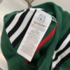 69314cfa908475d562cd9ec9 New Burberry Classic Green Striped Knit Straight Shorts Unisex