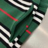 69314d15908475d562cd9ecd New Burberry Classic Green Striped Knit Straight Shorts Unisex