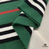 69314d1b908475d562cd9ece New Burberry Classic Green Striped Knit Straight Shorts Unisex