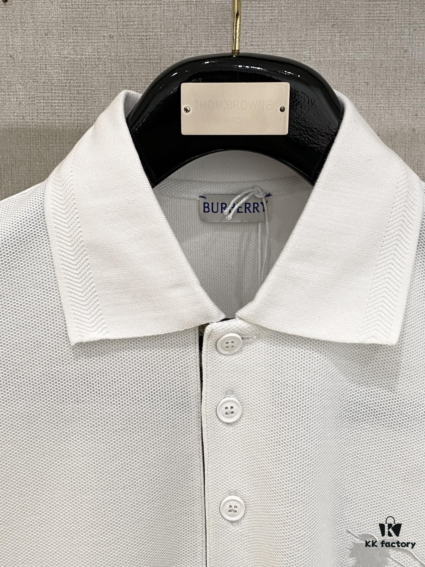 69314dae908475d562cd9ee6 Burberry, 2025 Latest Short Sleeve T-Shirt, Stylish and Handsome with Exquisite Embroidered Logo on Chest, Simple and Versatile Design