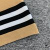 69314dd2908475d562cd9eec New BURBERRY 2023 Summer Linen Stripe Knitted Short Sleeve T-Shirt