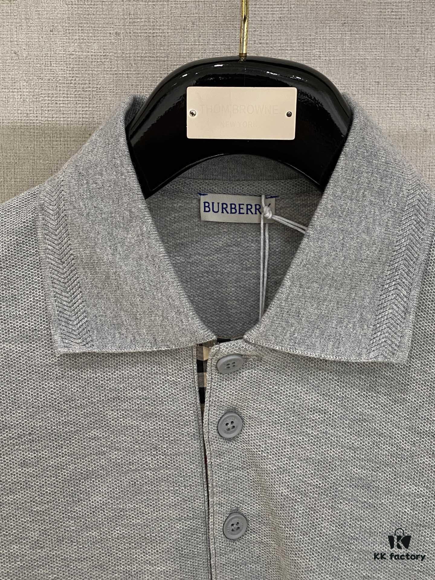 69314de4908475d562cd9eef Burberry, 2025 Latest Short Sleeve T-Shirt, Stylish and Handsome with Exquisite Embroidered Logo on Chest, Simple and Versatile Design