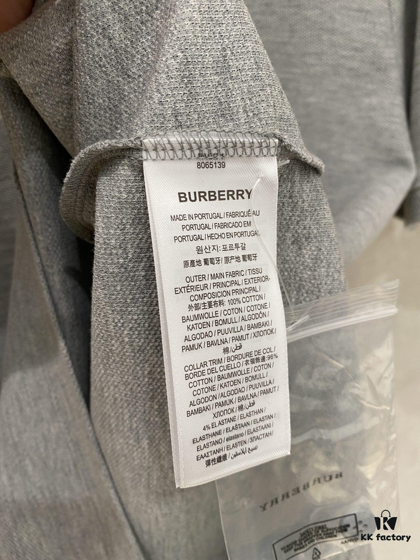 69314e00908475d562cd9ef6 Burberry, 2025 Latest Short Sleeve T-Shirt, Stylish and Handsome with Exquisite Embroidered Logo on Chest, Simple and Versatile Design