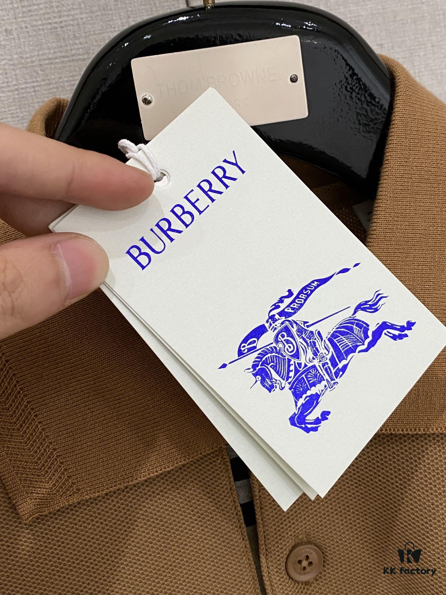 69314e0f908475d562cd9efa Burberry, 2025 Latest Short Sleeve T-Shirt, Stylish and Handsome with Exquisite Embroidered Logo on Chest, Simple and Versatile Design