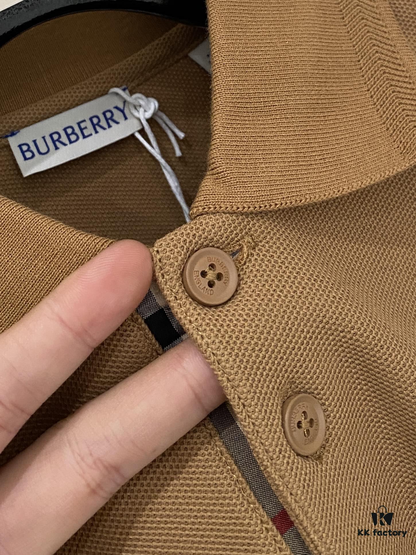 69314e14908475d562cd9efb Burberry, 2025 Latest Short Sleeve T-Shirt, Stylish and Handsome with Exquisite Embroidered Logo on Chest, Simple and Versatile Design