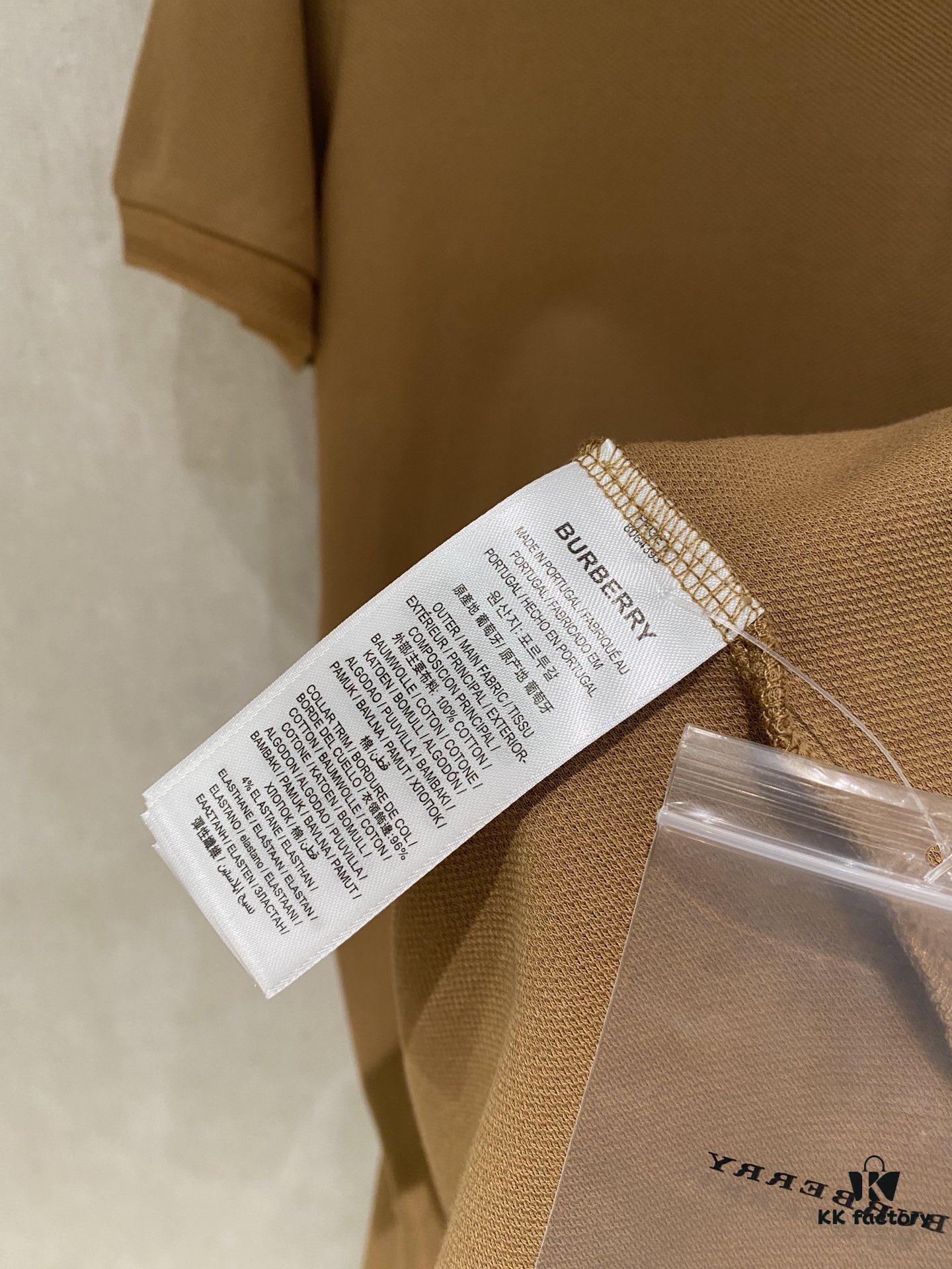 69314e1e908475d562cd9efe Burberry, 2025 Latest Short Sleeve T-Shirt, Stylish and Handsome with Exquisite Embroidered Logo on Chest, Simple and Versatile Design