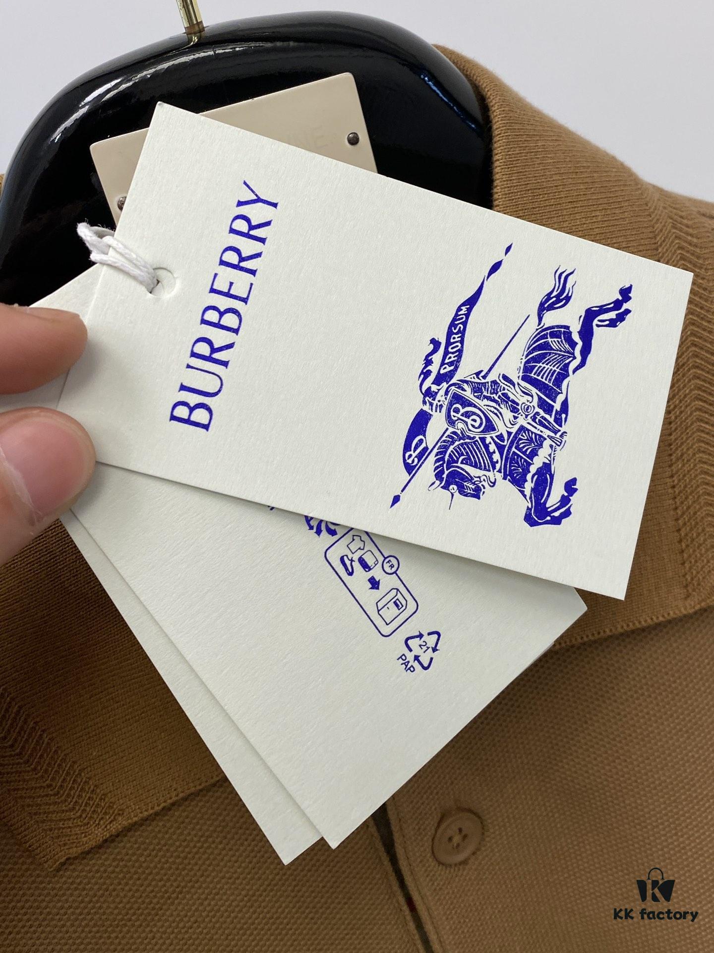 69314e36908475d562cd9f03 Burberry, 2025 Latest Short Sleeve T-Shirt, Stylish and Fashionable with Exquisite Embroidered Logo on Chest, Simple and Versatile Design