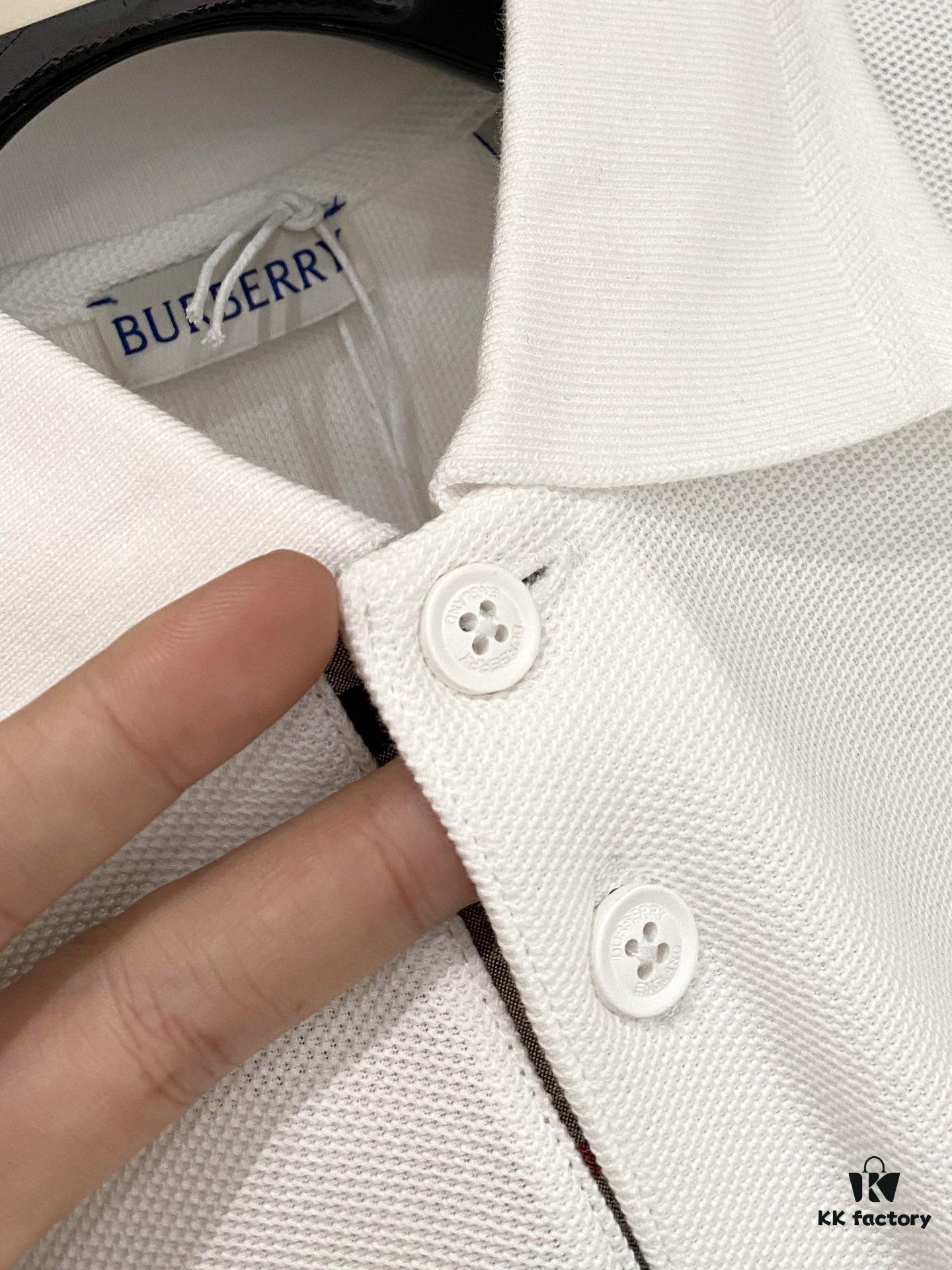 69314e3a908475d562cd9f04 Burberry, 2025 Latest Short Sleeve T-Shirt, Stylish and Handsome with Exquisite Embroidered Logo on Chest, Simple and Versatile Design