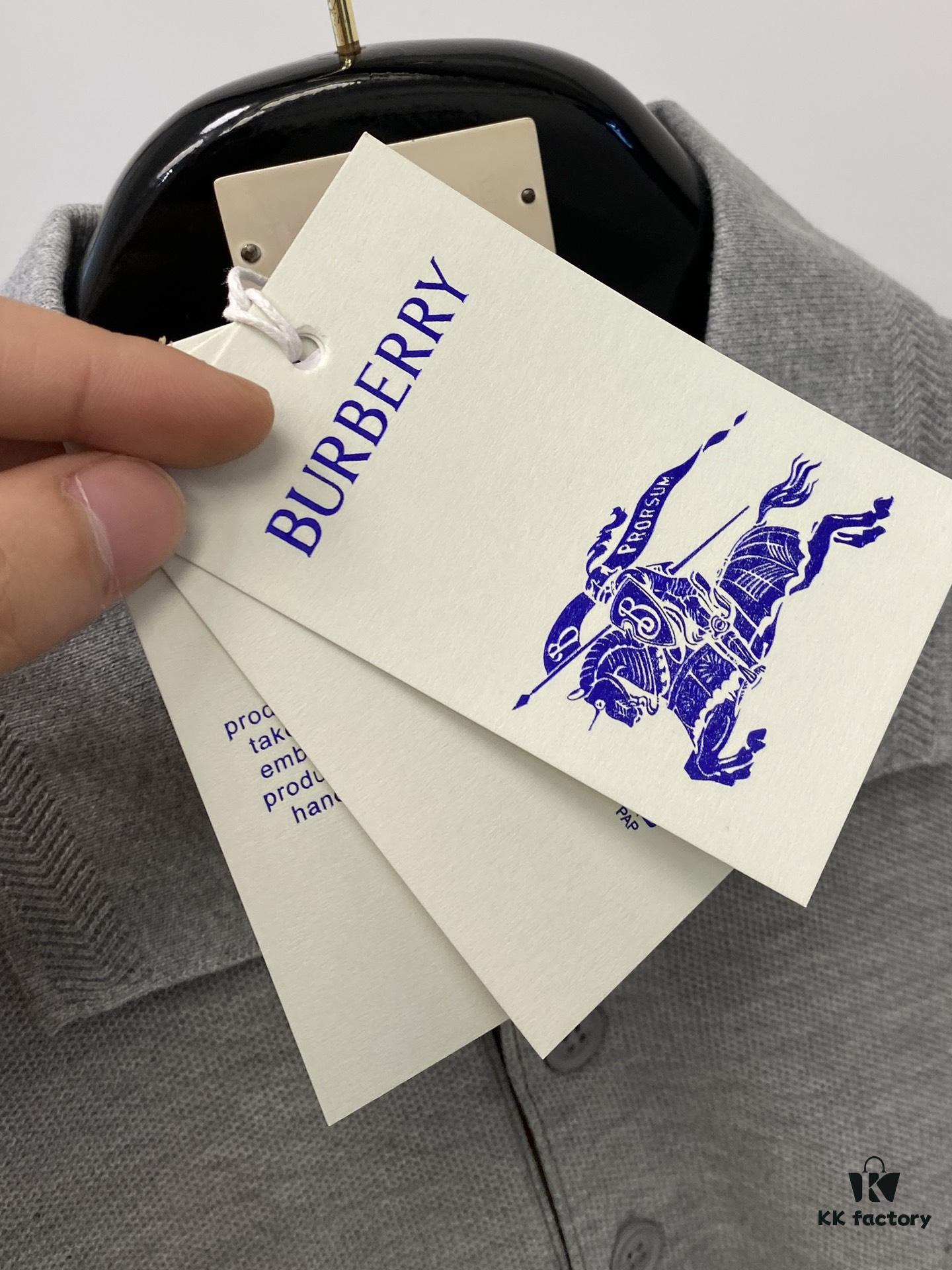 69314e53908475d562cd9f0d Burberry, 2025 Latest Short Sleeve T-Shirt, Stylish and Fashionable with Exquisite Embroidered Logo on Chest, Simple and Versatile Design