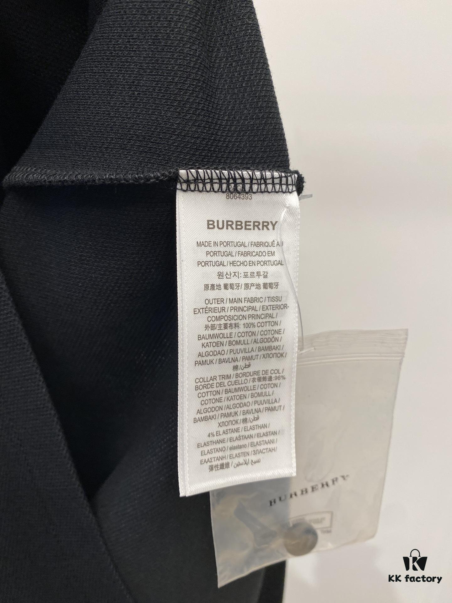 69314eb3908475d562cd9f27 Burberry, 2025 Latest Short Sleeve T-Shirt, Stylish and Handsome with Exquisite Embroidered Logo on Chest, Minimalist and Versatile Design