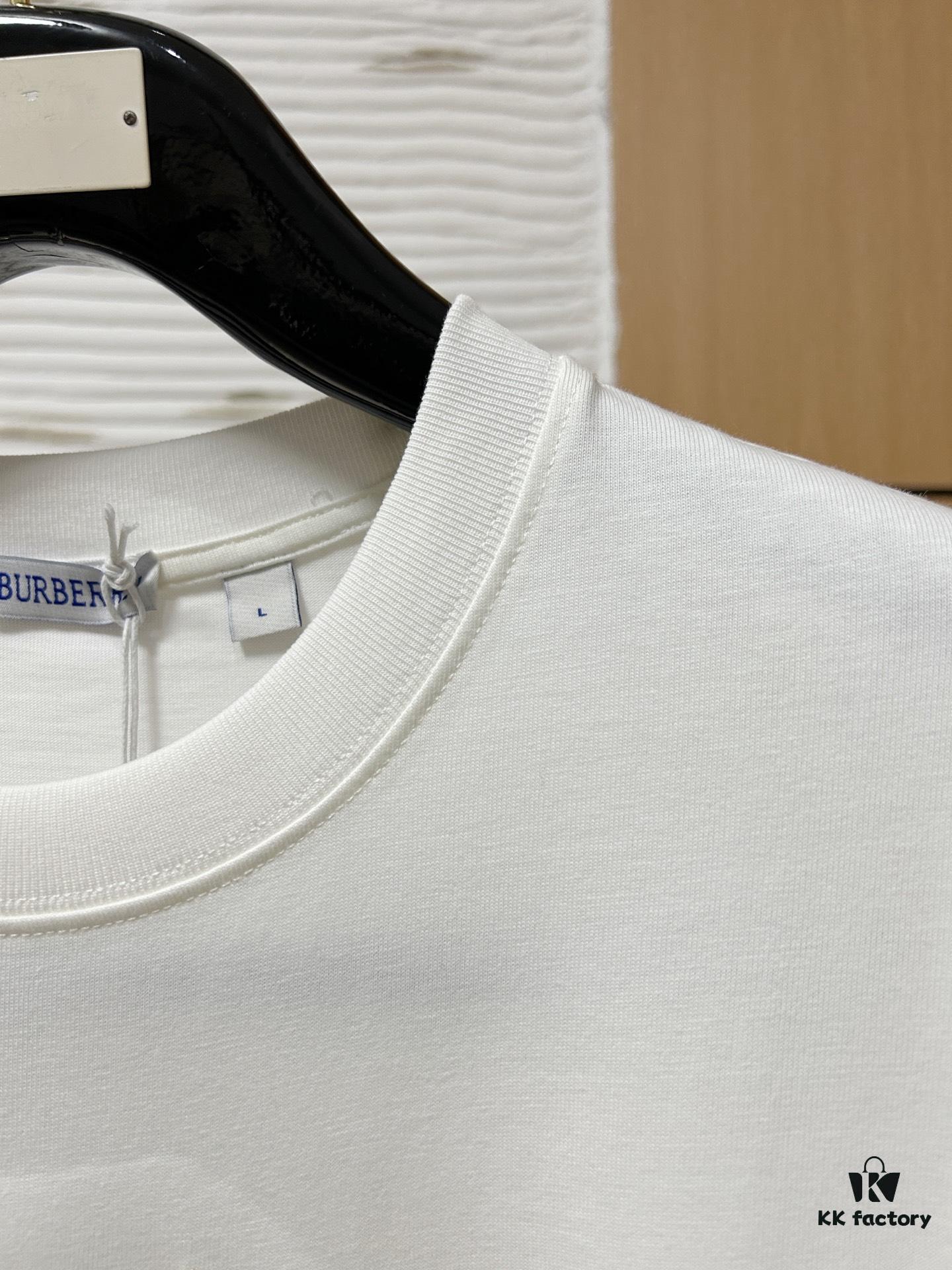 69314ec4908475d562cd9f2c Burberry, 2025 Latest Short Sleeve T-Shirt, Stylish and Fashionable with Exquisite Embroidered Logo on Chest, Simple and Versatile Design