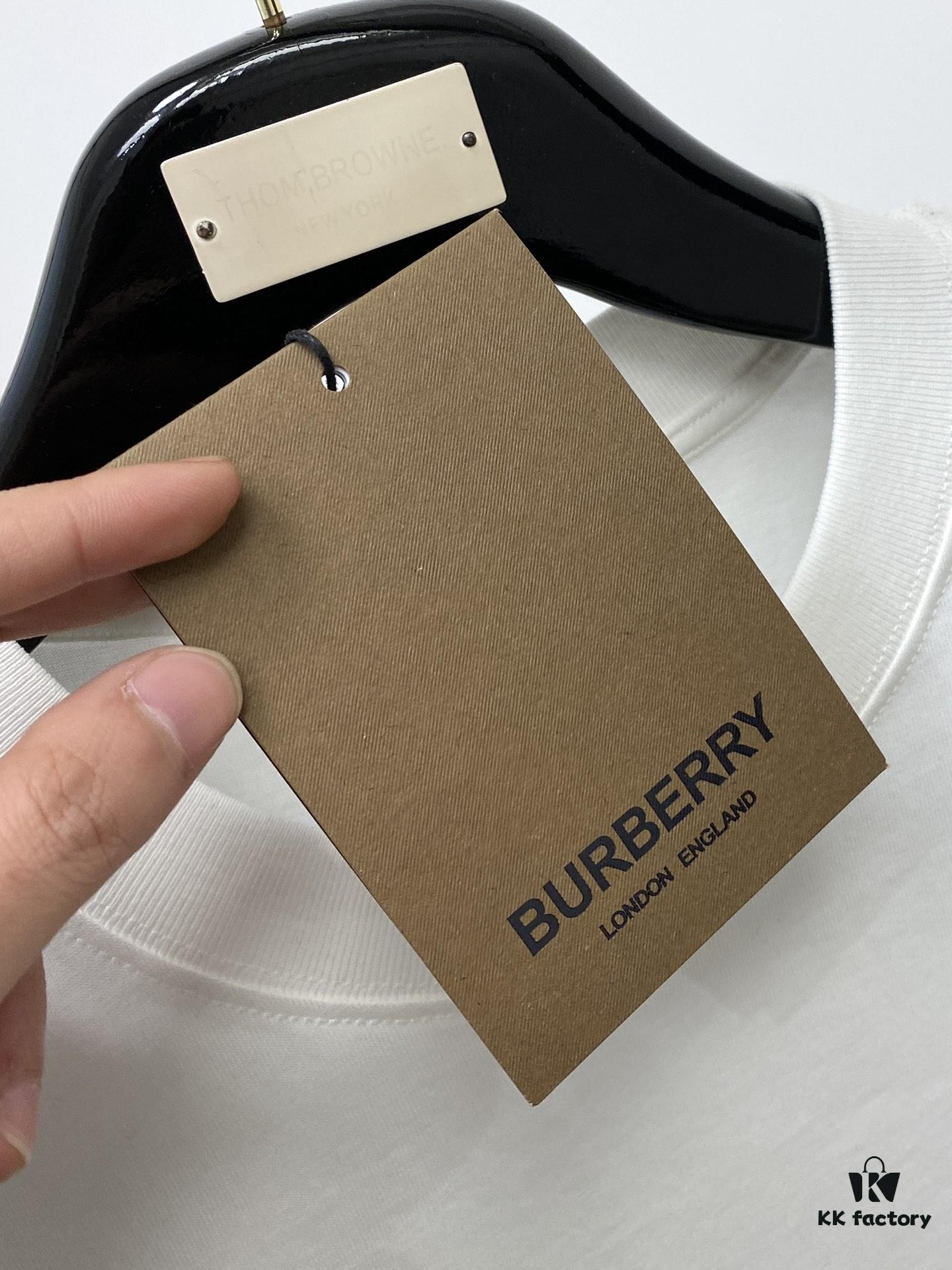 69314f11908475d562cd9f41 Burberry, 2025 Newest Short Sleeve T-Shirt, Stylish and Handsome with Exquisite Embroidered Logo, Simple and Versatile Design