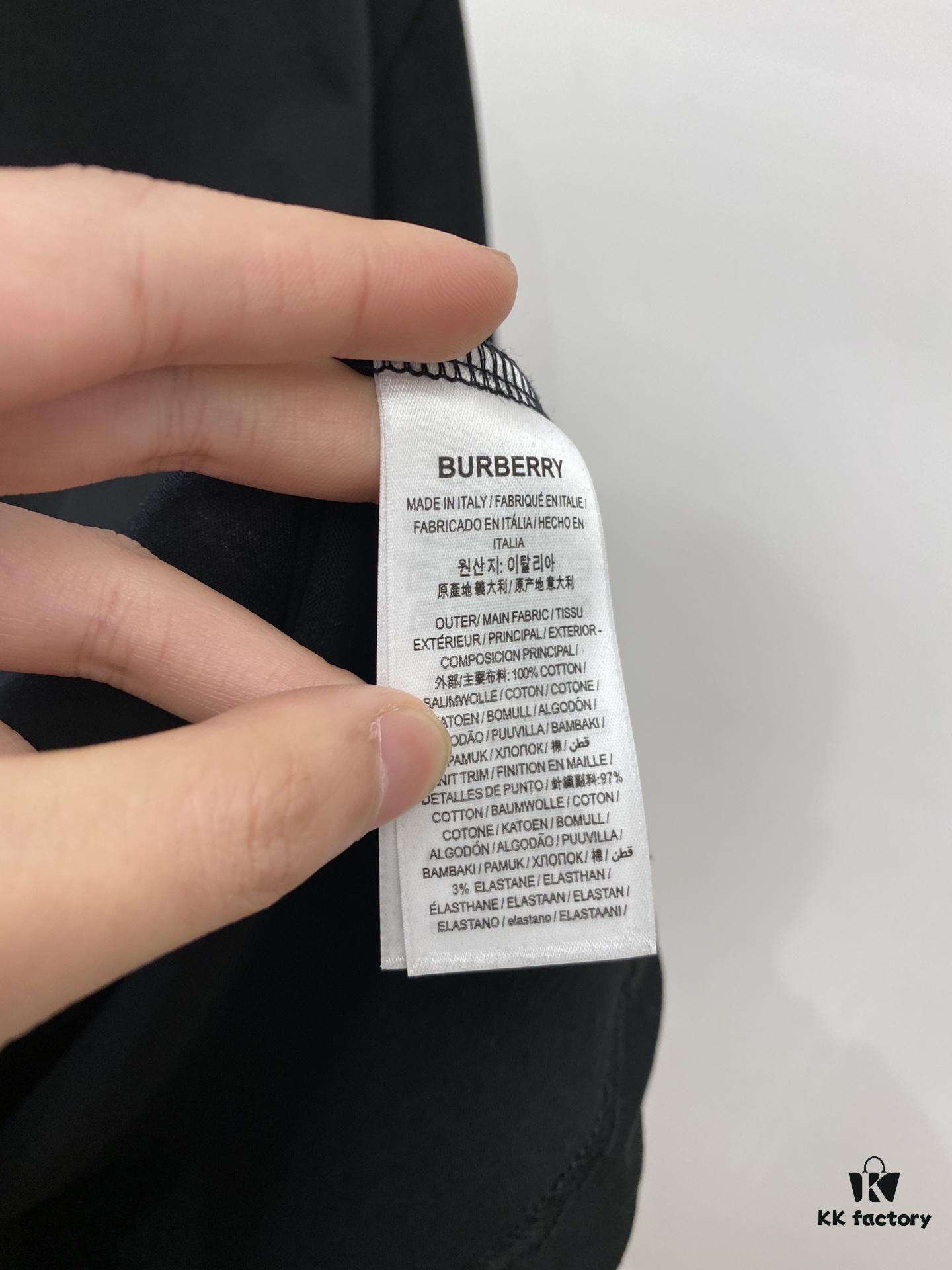69314f86908475d562cd9f5d Burberry, 2025 Latest Short-Sleeve T-Shirt, Stylish and Fashionable with Exquisite Embroidered Logo, Simple and Versatile Design