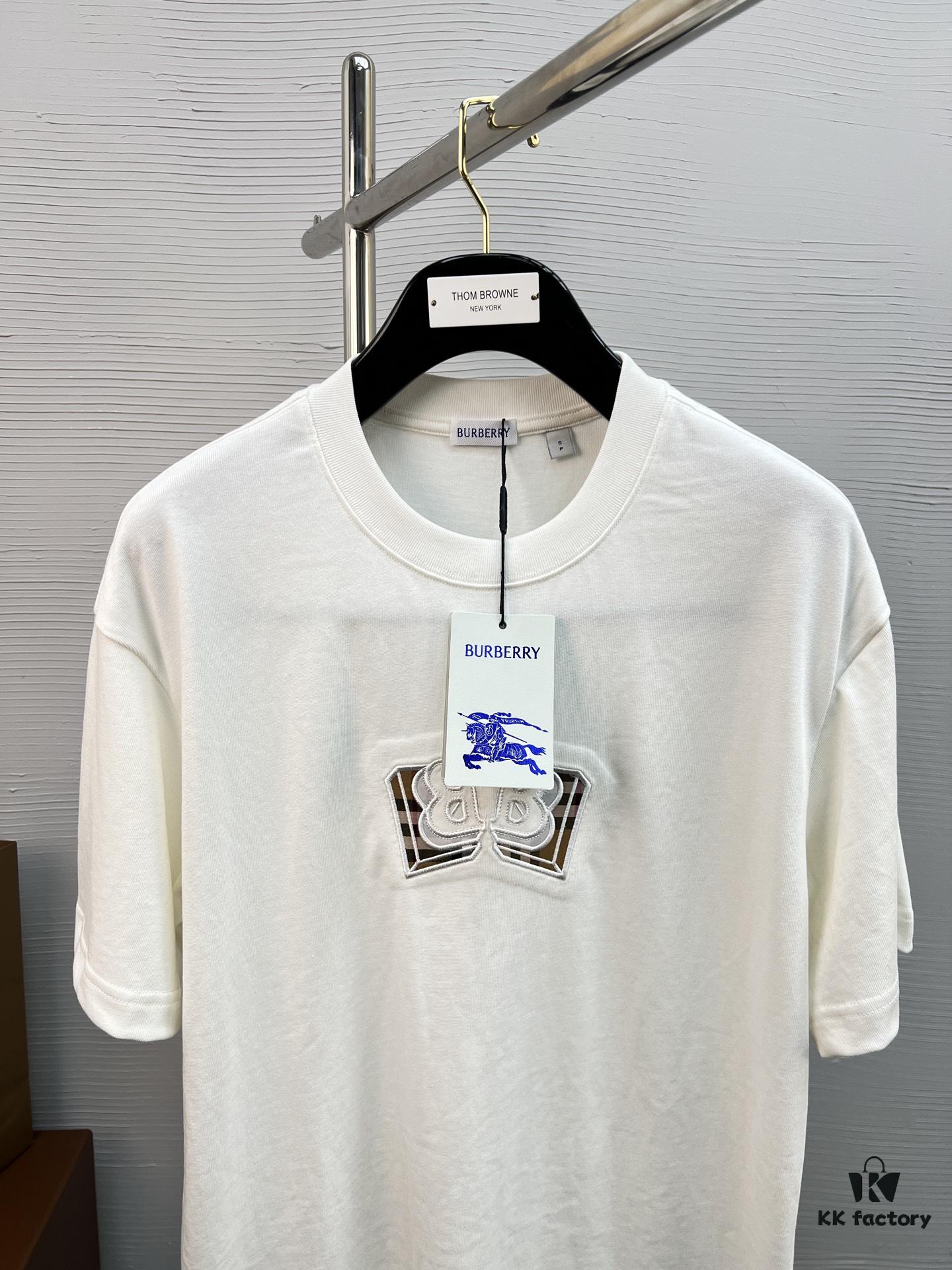 69314f97908475d562cd9f60 BBR 25SS Spring/Summer T-Shirt! Black and White Printed Crew Neck Short Sleeve Tee