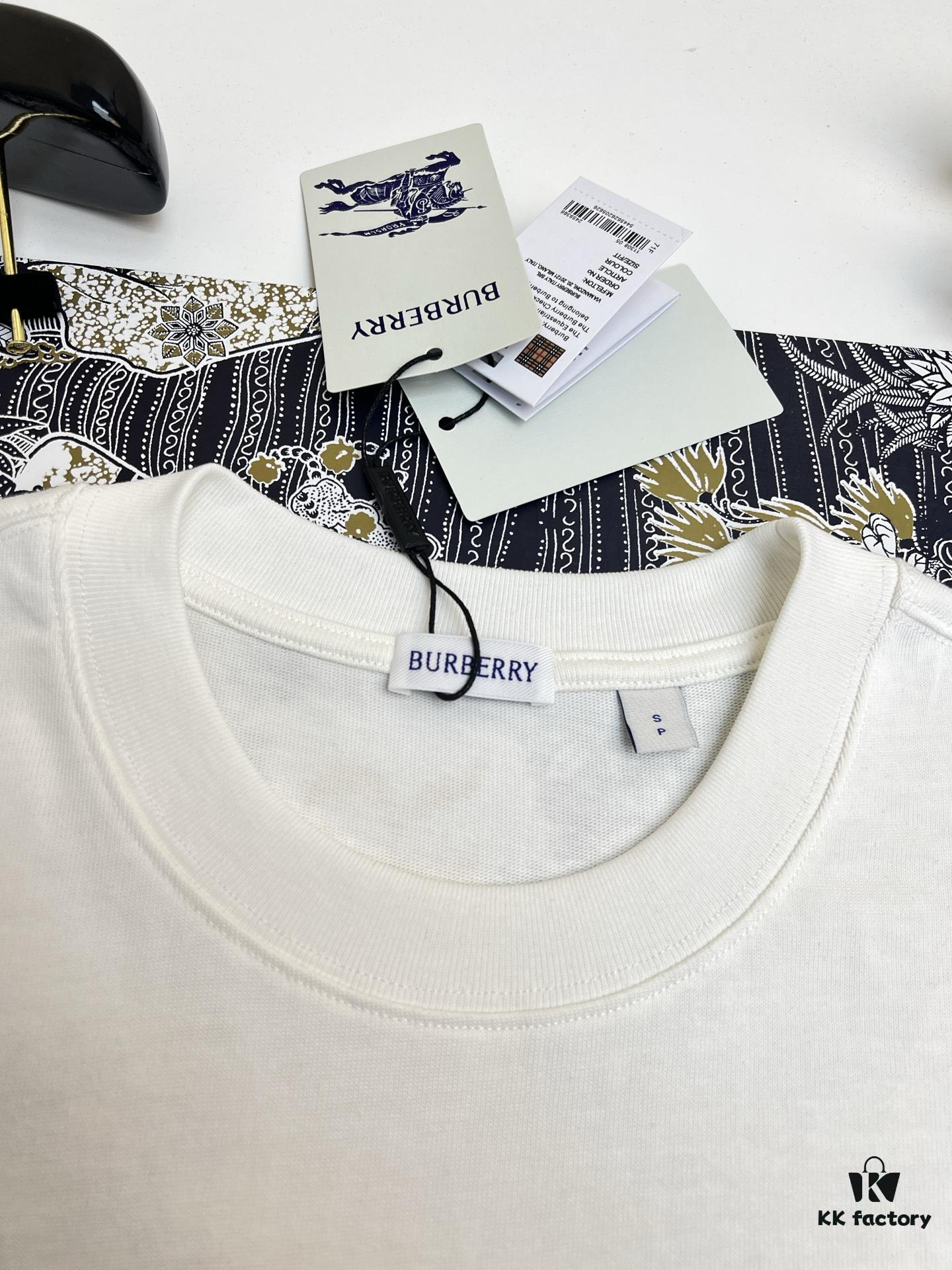 69314fa2908475d562cd9f63 BBR 25SS Spring/Summer T-Shirt! Black and White Printed Crew Neck Short Sleeve Tee