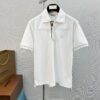 69314ffe908475d562cd9f79 BBR 25SS Spring/Summer Polo Shirt – Black and White Printed Crew Neck Short Sleeve T-Shirt