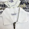 6931500e908475d562cd9f7d BBR 25SS Spring/Summer Polo Shirt – Black and White Printed Crew Neck Short Sleeve T-Shirt
