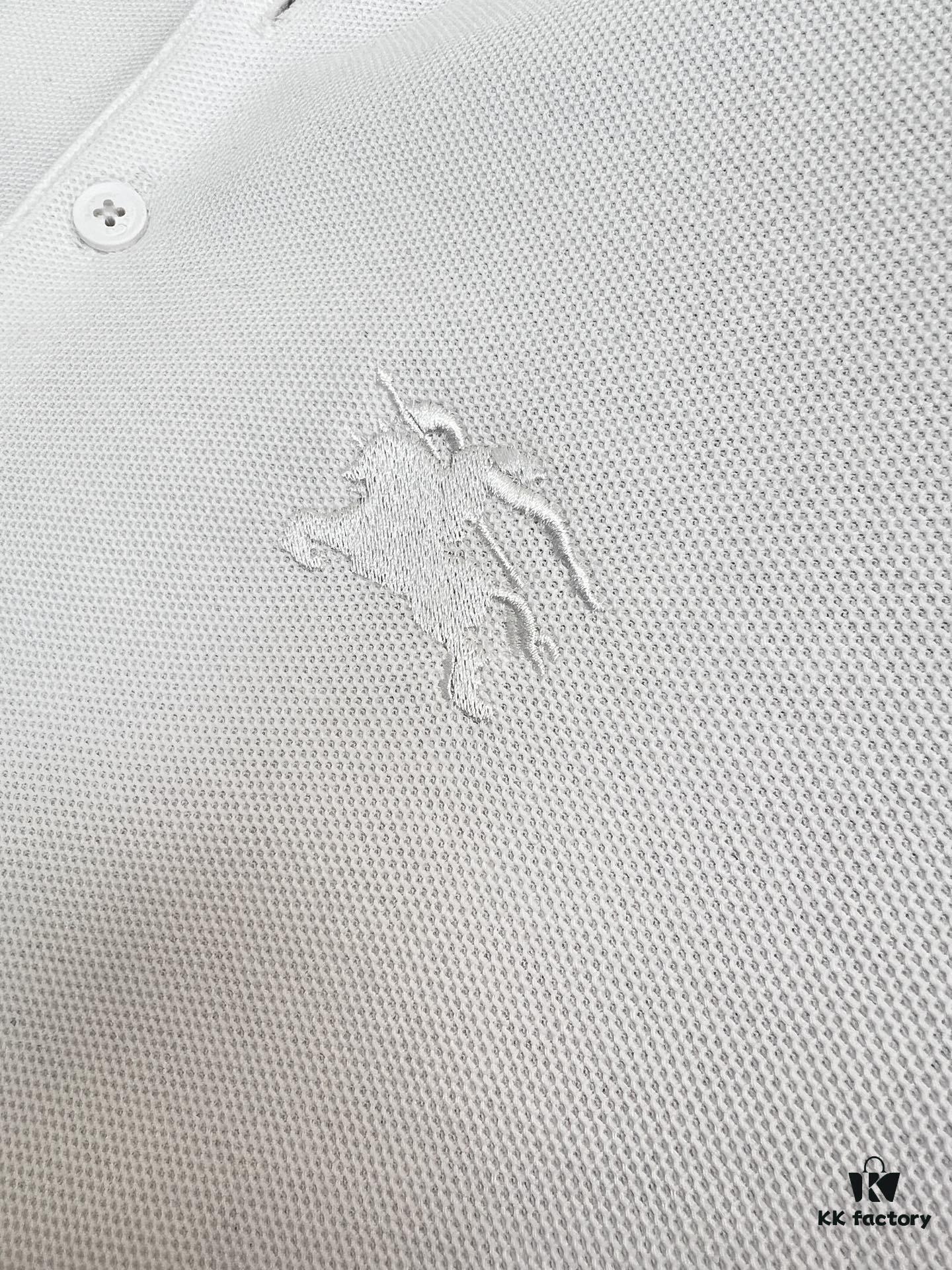 69315021908475d562cd9f81 BBR 25SS Spring/Summer Polo Shirt – Black and White Printed Crew Neck Short Sleeve T-Shirt