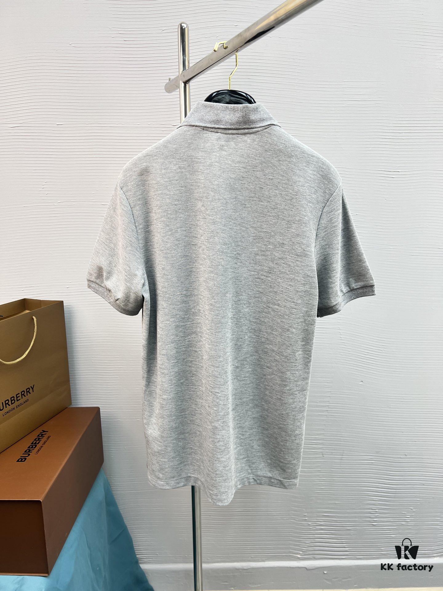 69315037908475d562cd9f86 BBR 25SS Spring Summer Polo Shirt Black and White Printed Crew Neck Short Sleeve T-Shirt