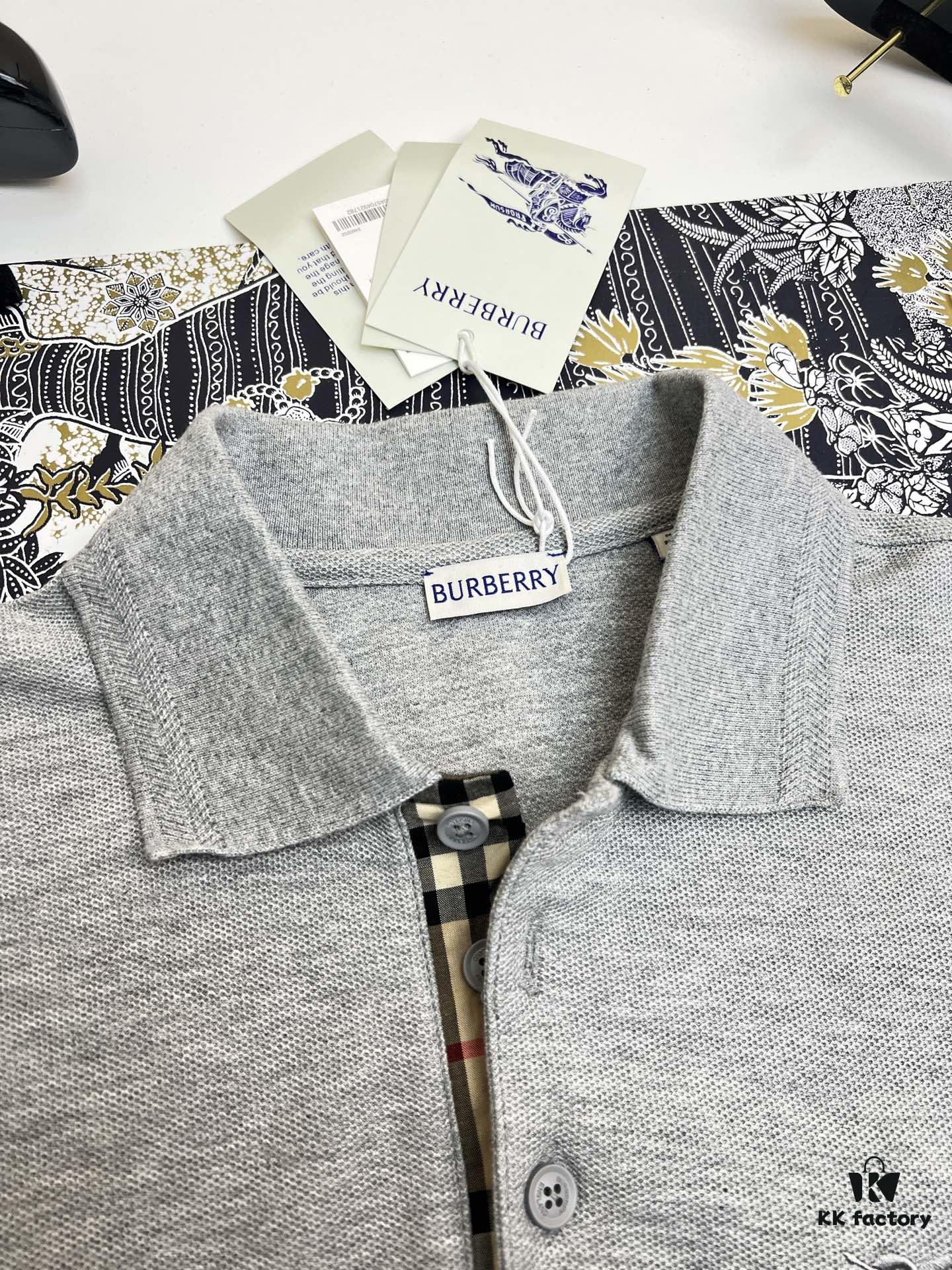 69315038908475d562cd9f87 BBR 25SS Spring Summer Polo Shirt Black and White Printed Crew Neck Short Sleeve T-Shirt