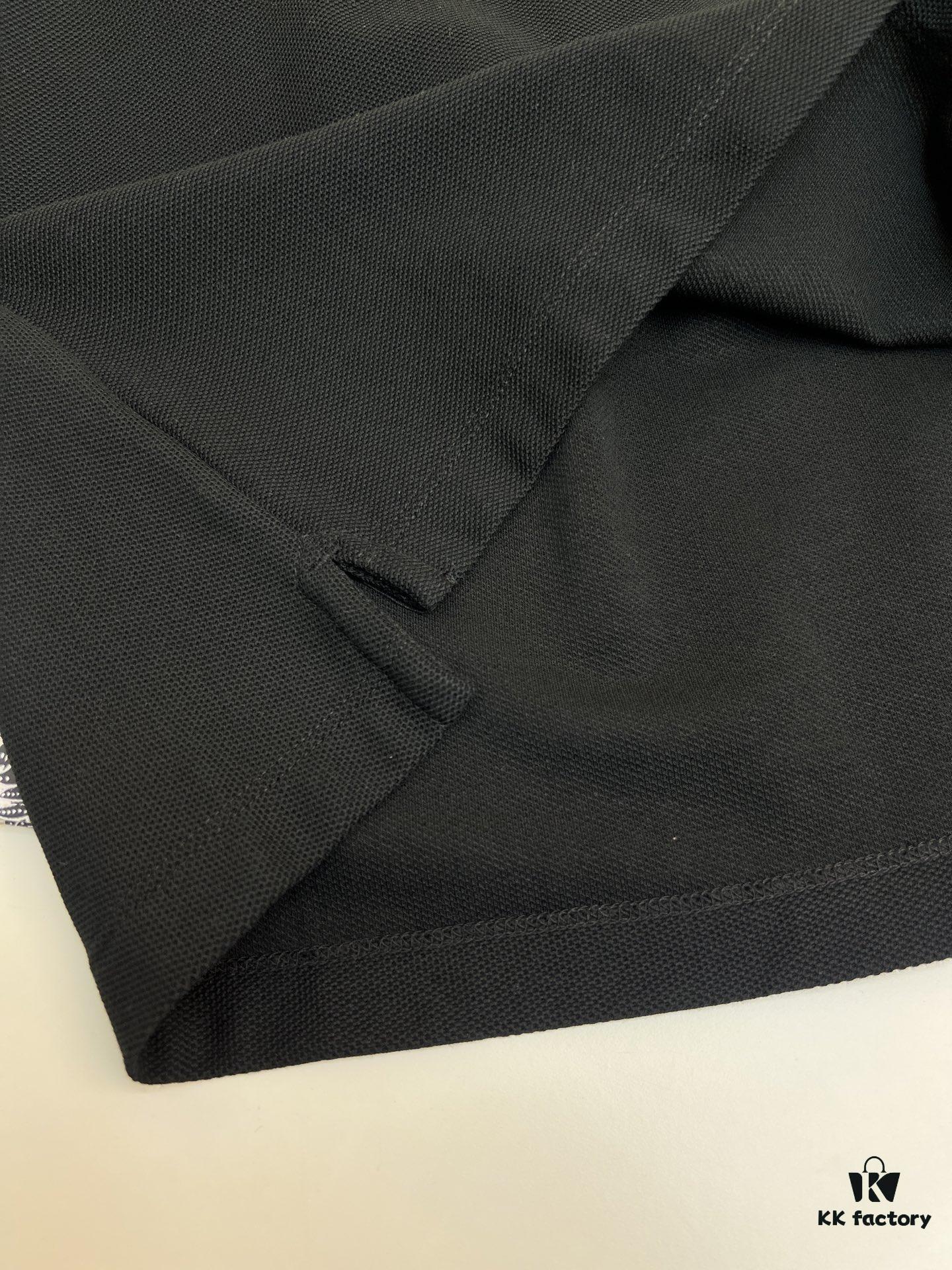 69315070908475d562cd9f93 BBR 25SS Spring Summer Polo Shirt Black and White Printed Crew Neck Short Sleeve T-Shirt
