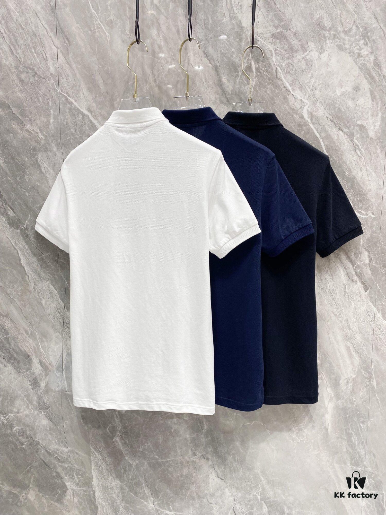 6931531b908475d562cda022 BBR 25SS Classic H-Embroidery Short-Sleeve Polo Shirt