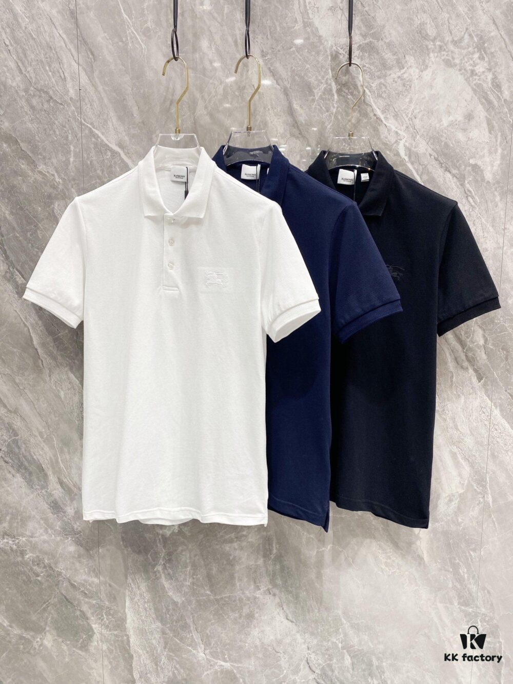 BBR 25SS Classic H Embroidery Short-Sleeve Polo Shirt