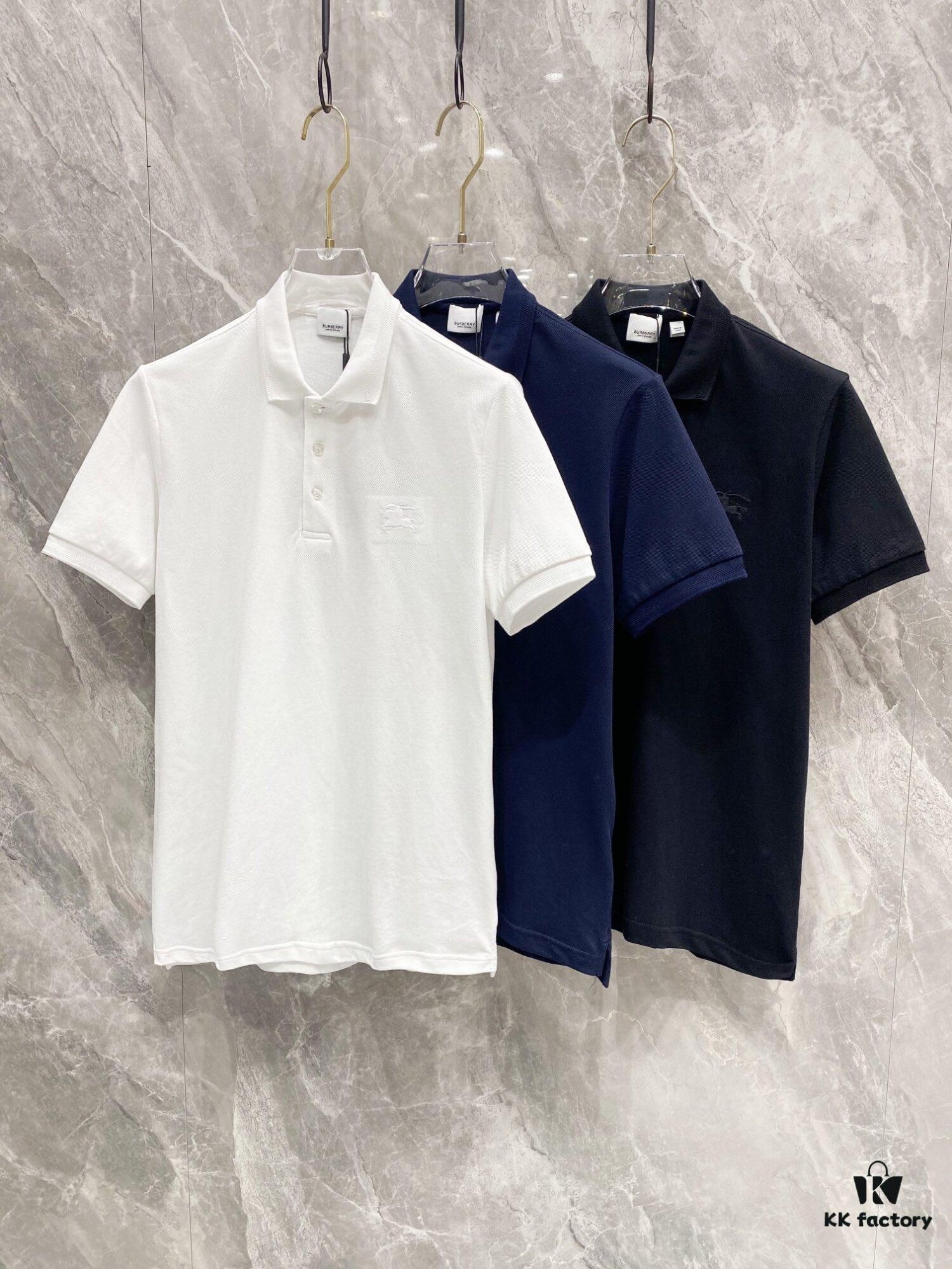 6931534d908475d562cda028 BBR 25SS Classic H-Embroidered Short-Sleeve Polo Shirt