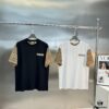 693153a3908475d562cda036 BBR* Baboli 2025 SS Limited Edition T-Shirt, Unisex Design, Premium 260g Fully Combed Cotton, 3D Embroidered Brand Letter on Chest, Plaid Panel Detail on Sleeves and Back with Textured Tactile Effect, Oversized Slightly Expanded Fit, Triple Labels Complete, Colors: Black, White, European Size: S-XL (Recommended Size M for Height 175cm/Weight 70kg)
