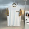 693153a9908475d562cda037 BBR* Baboli 2025 SS Limited Edition T-Shirt, Unisex Design, Premium 260g Fully Combed Cotton, 3D Embroidered Brand Letter on Chest, Plaid Panel Detail on Sleeves and Back with Textured Tactile Effect, Oversized Slightly Expanded Fit, Triple Labels Complete, Colors: Black, White, European Size: S-XL (Recommended Size M for Height 175cm/Weight 70kg)
