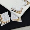 693153e0908475d562cda044 BBR* Burberry 25s Classic Short-Sleeve T-Shirt, Unisex Style! Popular on Xiaohongshu – Featuring Iconic Burberry Plaid and Refined 3D Embroidery