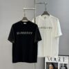 69315418908475d562cda052 BBR* Baboli 25SS Limited Edition T-Shirt, Unisex, 260g High-Quality Combed Cotton, Textured Chest Design with Brand Lettering and Classic Plaid Pattern, Oversized Slightly Flared Fit, Triple Labels, Colors: Black, White, European Size: S-XL (Recommended M for 175cm/72.5kg)